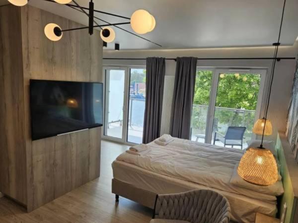 Apartament Z Widokiem Na Morze I Port Мжежино Экстерьер фото